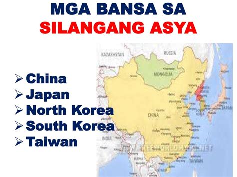 mga lugar sa asya